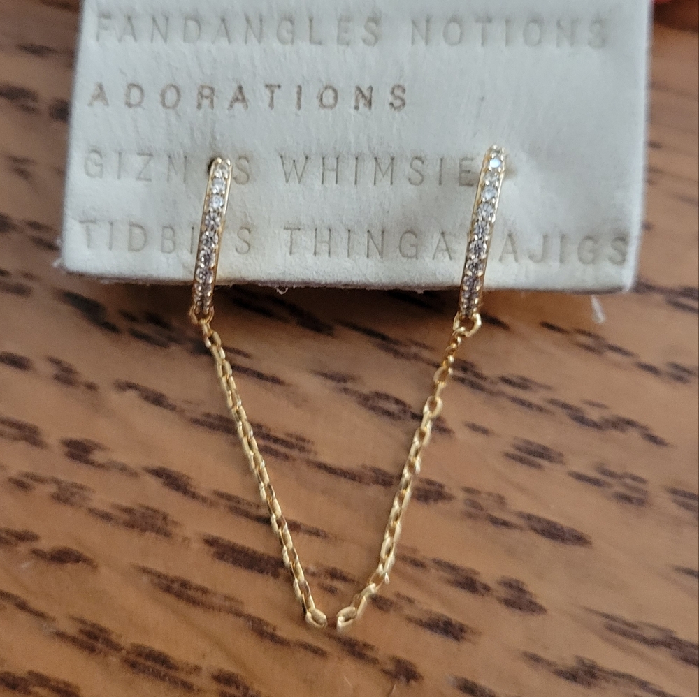 baublebar chained earring - 18K gold